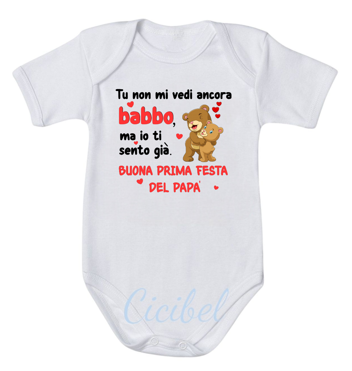 Body DEDICA PAPA' CON ORSETTI