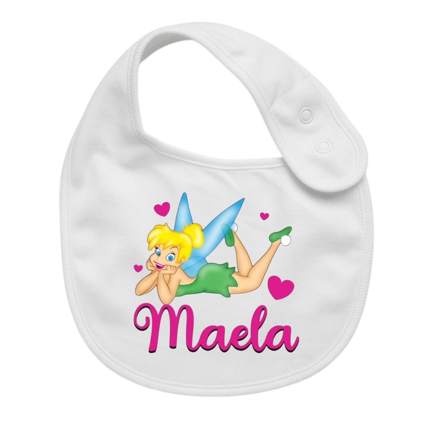 Bavaglino Neonato Personalizzato in cotone TRILLY 0/12 MESI