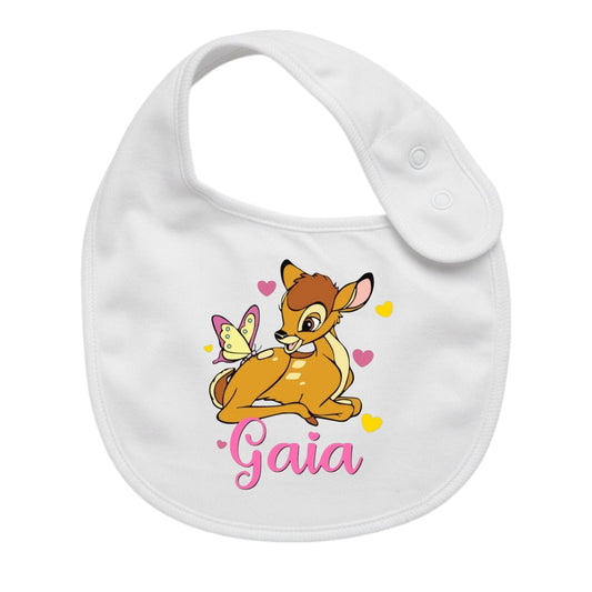 Bavaglino Neonato Personalizzato in cotone 0/12 MESI BAMBI