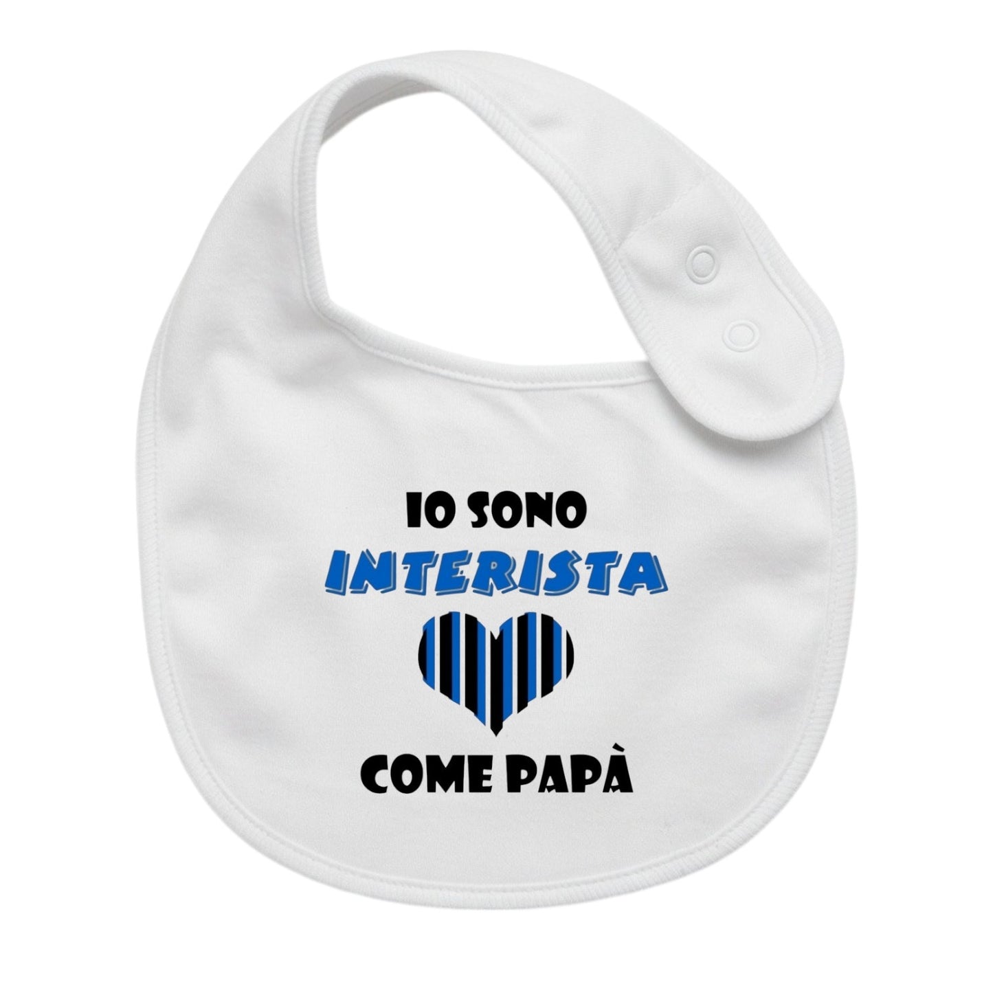 Bavaglino Neonato Personalizzato in cotone 0/12 MESI INTER