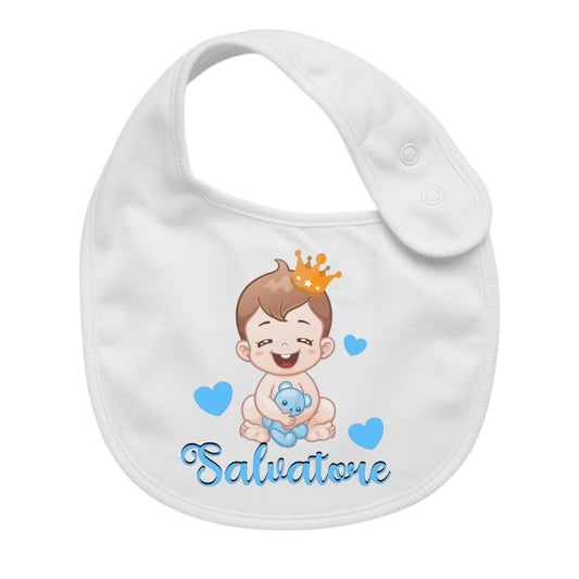 Bavaglino Neonato Personalizzato in cotone 0/12 MESI BABY PRICE