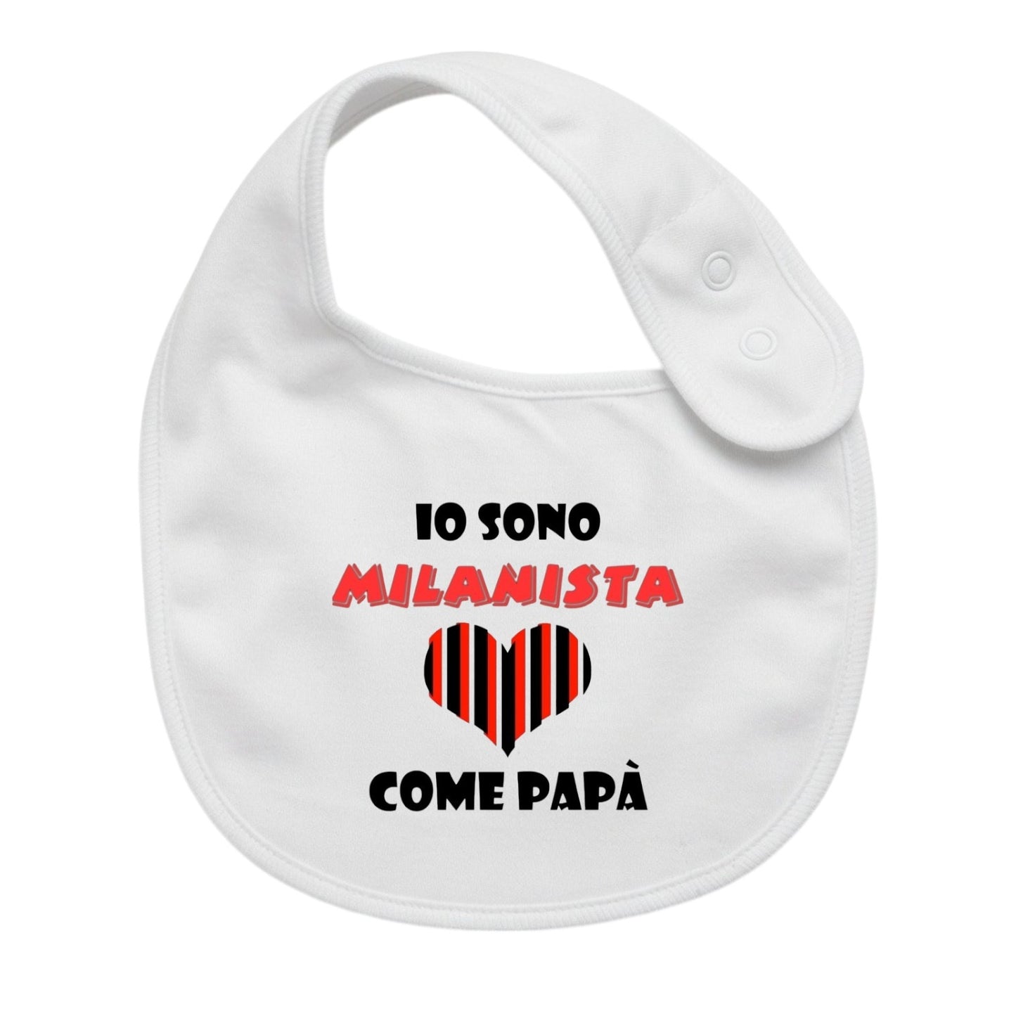Bavaglino Neonato Personalizzato in cotone 0/12 MESI MILAN