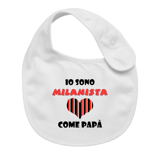 Bavaglino Neonato Personalizzato in cotone 0/12 MESI MILAN