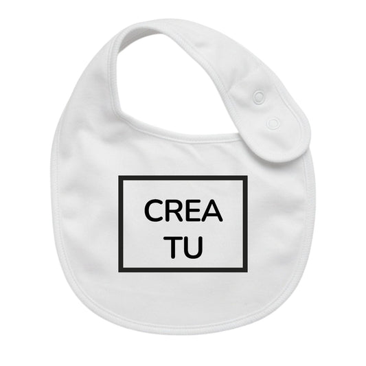 Bavaglino Neonato Personalizzato in cotone CREA TU 0/12 MESI