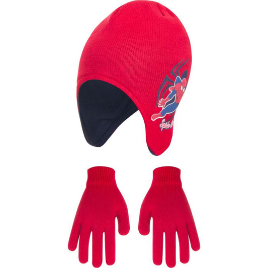 SET CAPPELLO E GUANTI SPIDERMAN PER BAMBINO